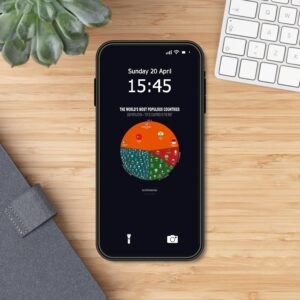 The World's Most Populous Countries — Phone Wallpaper Pack (3 Designs)