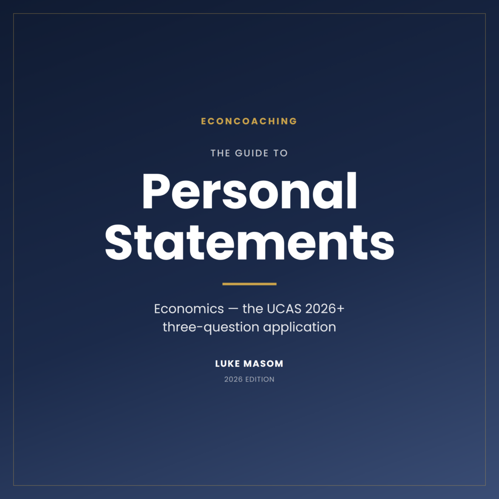 Guide to Personal Statements: Economics (UCAS 2026+) poster, detail view 1